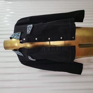 Christine Alexander Jean Jacket Size L Original Style